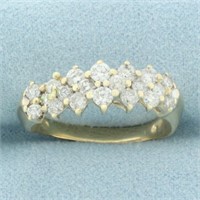 Diamond Wedding or Anniversary Band Ring in 14k Ye