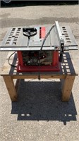 Powermax 10in Table Saw on Wooden Sand