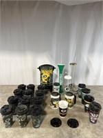 Large assortment of Packer plastic coffee