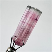 10 Ct Stunning Bi Color Natural Tourmaline Crystal