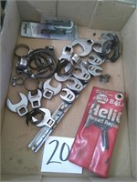 Snap-on Open End Crowfoot Wrench Lot