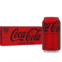 Coca-Cola Zero Sugar Diet Cola, 12 Oz., 24/Case