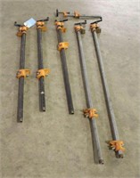 (6) Pipe Clamps