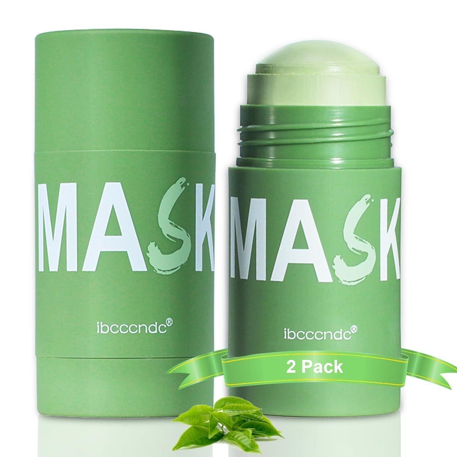 2PCS Green Tea Deep Cleansing Mask for Face