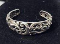 Sterling Silver Cuff Bracelet 925