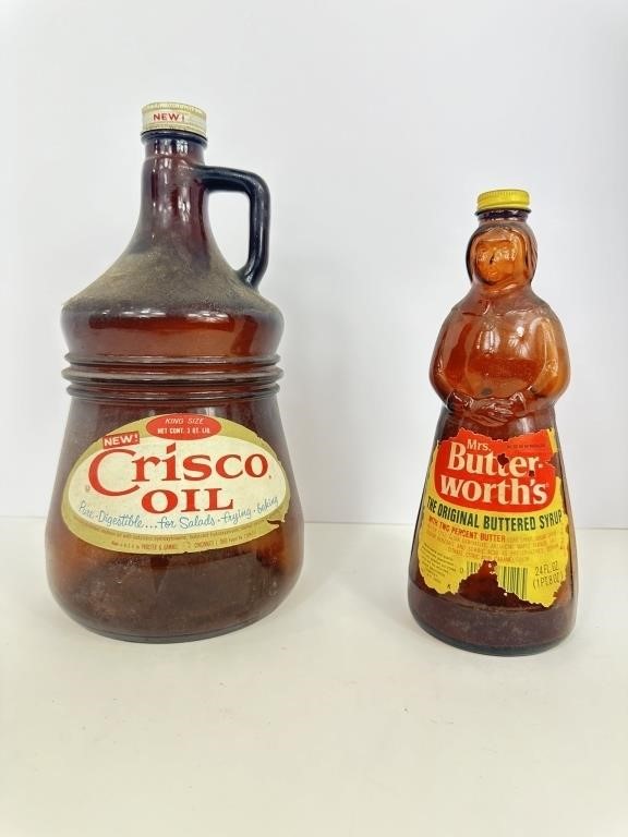 Crisco and Mrs. Butterworth Jars