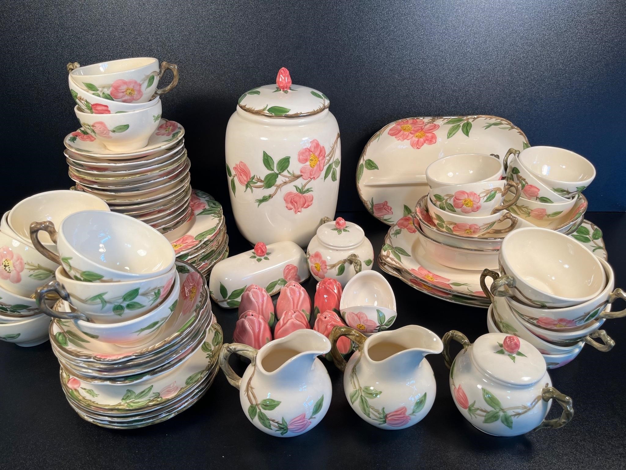 86 Pieces Franciscan "Desert Rose" Stoneware