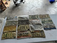 Assorted Car Tags 15pc