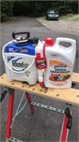 Roundup and weed/grass killer