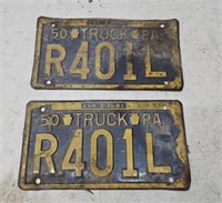 Pair pa license plates