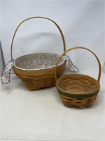 2 Longaberger-2000  century large Easter basket