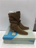 Size 10 M Nicole boots with box