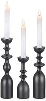 HOWSILAY Wood Candle Holders for Table