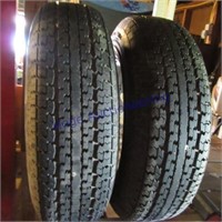 2 -ST205/75R14 tires & rims
