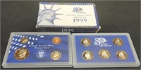 1999 9 Coin Proof Set