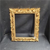 Gold Color Plastic Ornate Frame