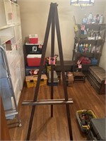 (2) Vintage Wood Easels