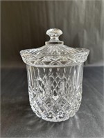 Gorham King Edward Lead Crystal Biscuit Barrel