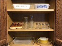 Pyrex & other - everything in cupboard