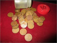 50pc US Wheat Cent - US One Cent Coins