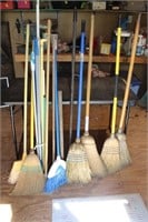 Brooms, handles
