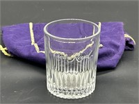 Crown Royal Whiskey Bar Glass & Purple Bag