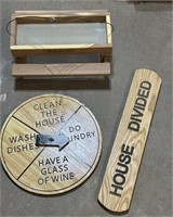 birdfeeder home decor signage