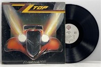 Vintage ZZ Top "Eliminator" Vinyl Record, Has A