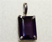 Top Purple Amethyst Pendant