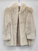 Vintage white fur jacket - multiple fur types