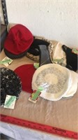 Large group of women’s hats