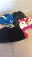 Kids hats with beanies
