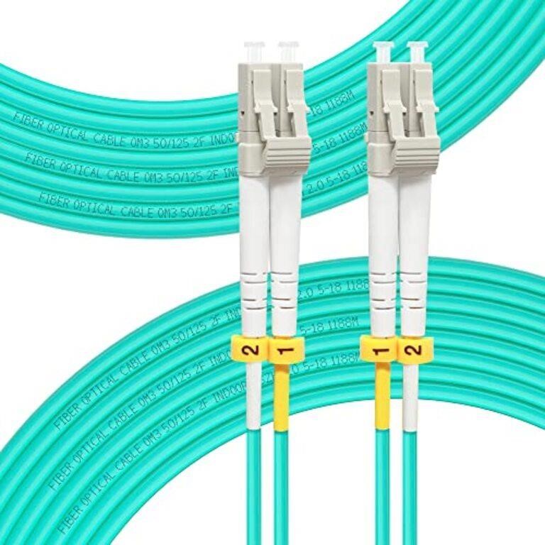 LC to LC Fiber Patch Cable OM3 75M, Length Options