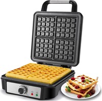 NEW $60 4-Slice Non-Stick Waffle Maker