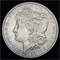 1898 Morgan Dollar - Pretty AU Details Morgan