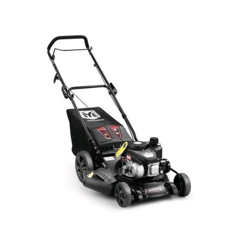 New 4-in-1 Push Gas Lawn Mower Yard Machines 20" 1