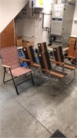 7-Vintage Folding Lawn Chairs & Portable Foam