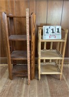 Oak and bamboo stands