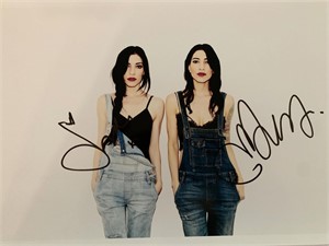 The Veronicas twins signed photo