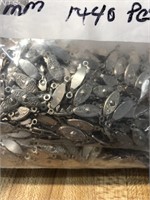 Nickel plated fish hook clasp. 20 mm. 1440 pieces