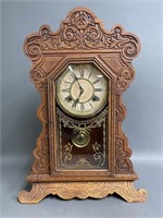 Waterbury Gingerbread Mantle Clock