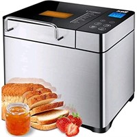 KBS Stainless Steel Bread Machine,1500W, 2LB 17-in