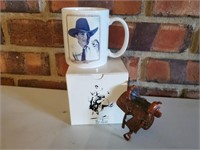 Will James mug, saddle