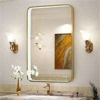 Ftoti 24x36 Inch Led Bathroom Vanity Mirror With
