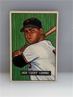1951 Bowman 235 Jack Lucky Lohrke New York Giants