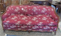 Walnut Victorian Style Sofa
