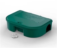 (6 pc) EZ Klean Rodent Bait Station - Green