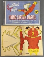 1944 Flying Captain Marvel Paper Superhero
