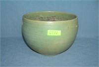 Glazed earthenware flower pot