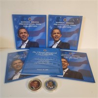 Five Barack Obama Presidential Coin Collections